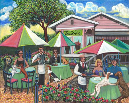 Cafe Paintings Bistro Art Fine Art Prints